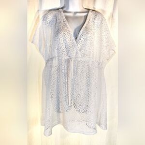 2/$20 Cherie 2XL Lace Swim Cover-Up